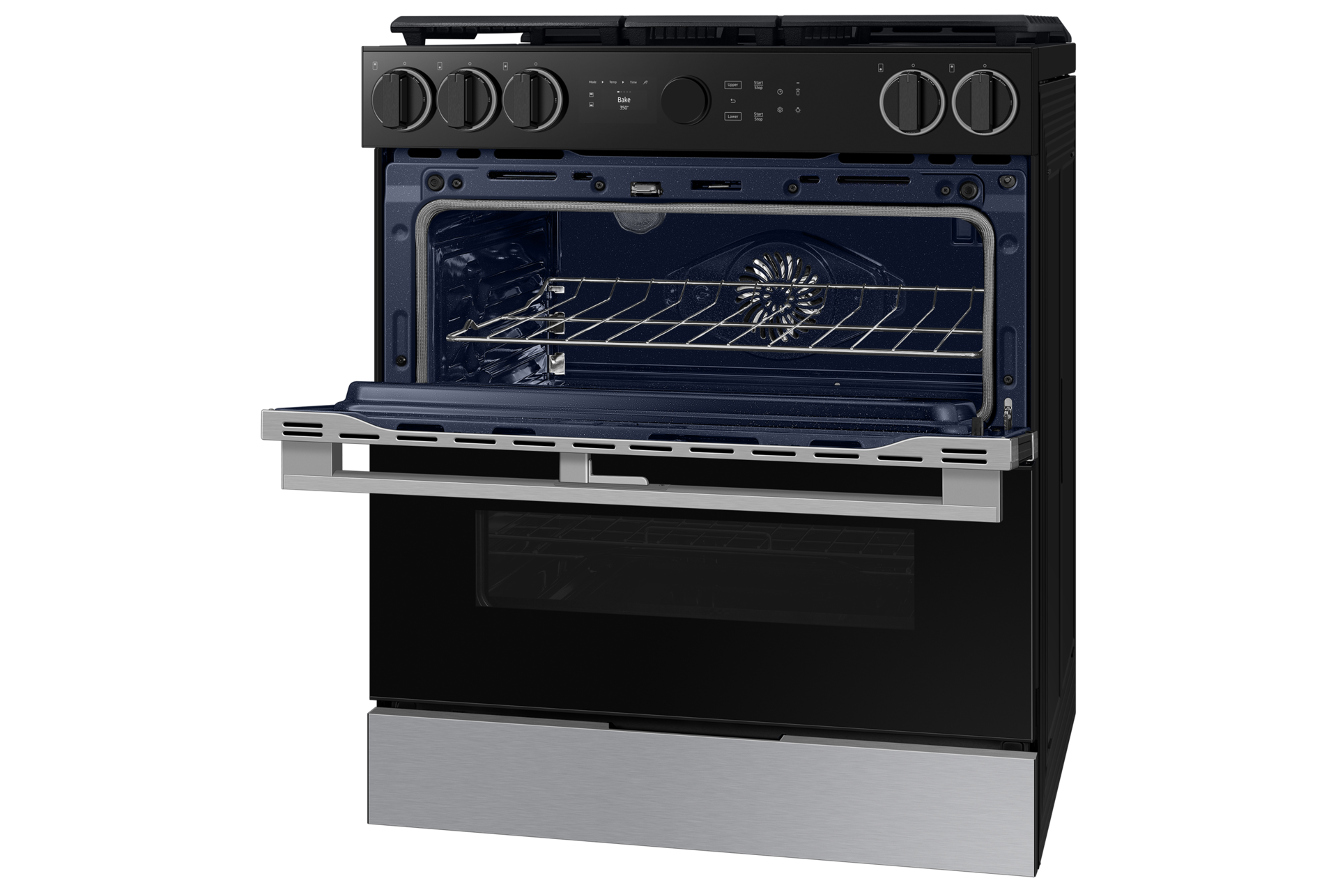 30" Samsung 6.0 Cu. Ft. Gas Slide-In Range with Oven Camera - NSY6DG8550SRAC