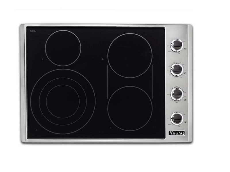 30" Viking Electric Radiant Cooktop - VECU53014BSB