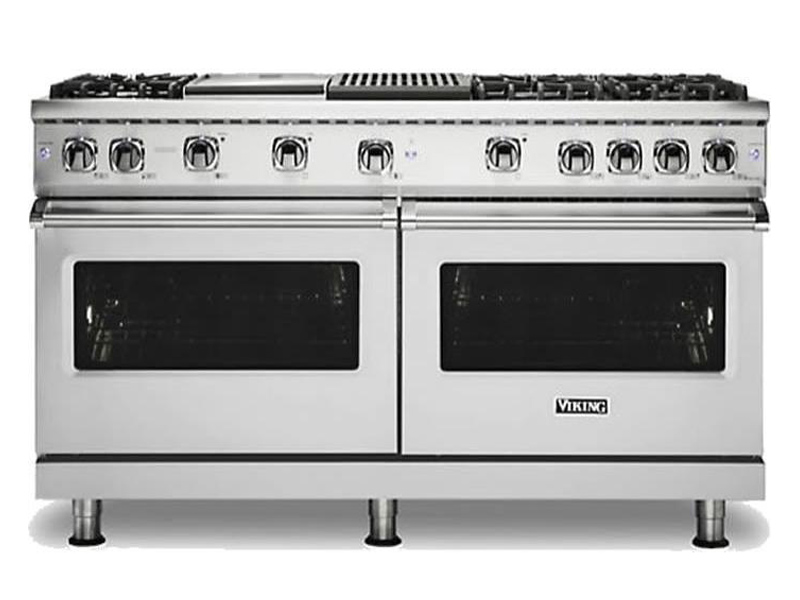 60" Viking 5 Series Freestanding Gas Range with ProFlow - VGR5606GQSSLP