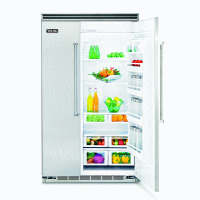48" Viking Custom Panel Side-by-Side Refrigerator - FDSB5483
