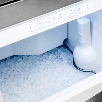 15" Viking Undercounter Freestanding Nugget Ice Machine with Drain Pump - FPNI515