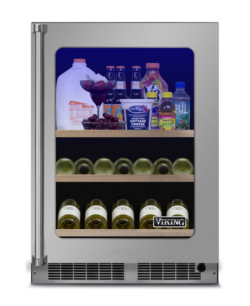 24" Viking Professional Stainless Steel Beverage Center - VBUI5240GRSS