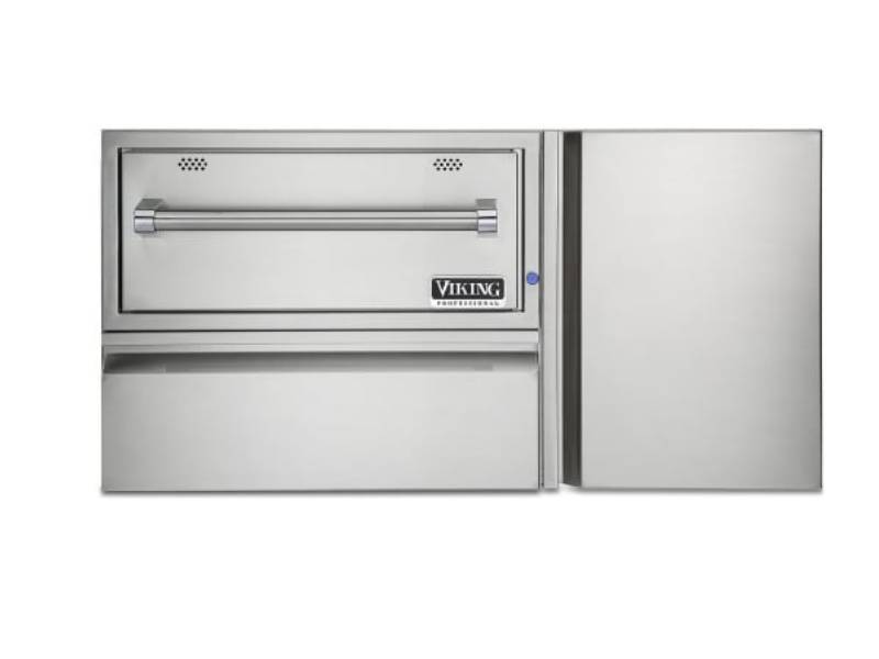 42" Viking Outdoor Convenience Center with Warming Drawer - VQEWD5420SS