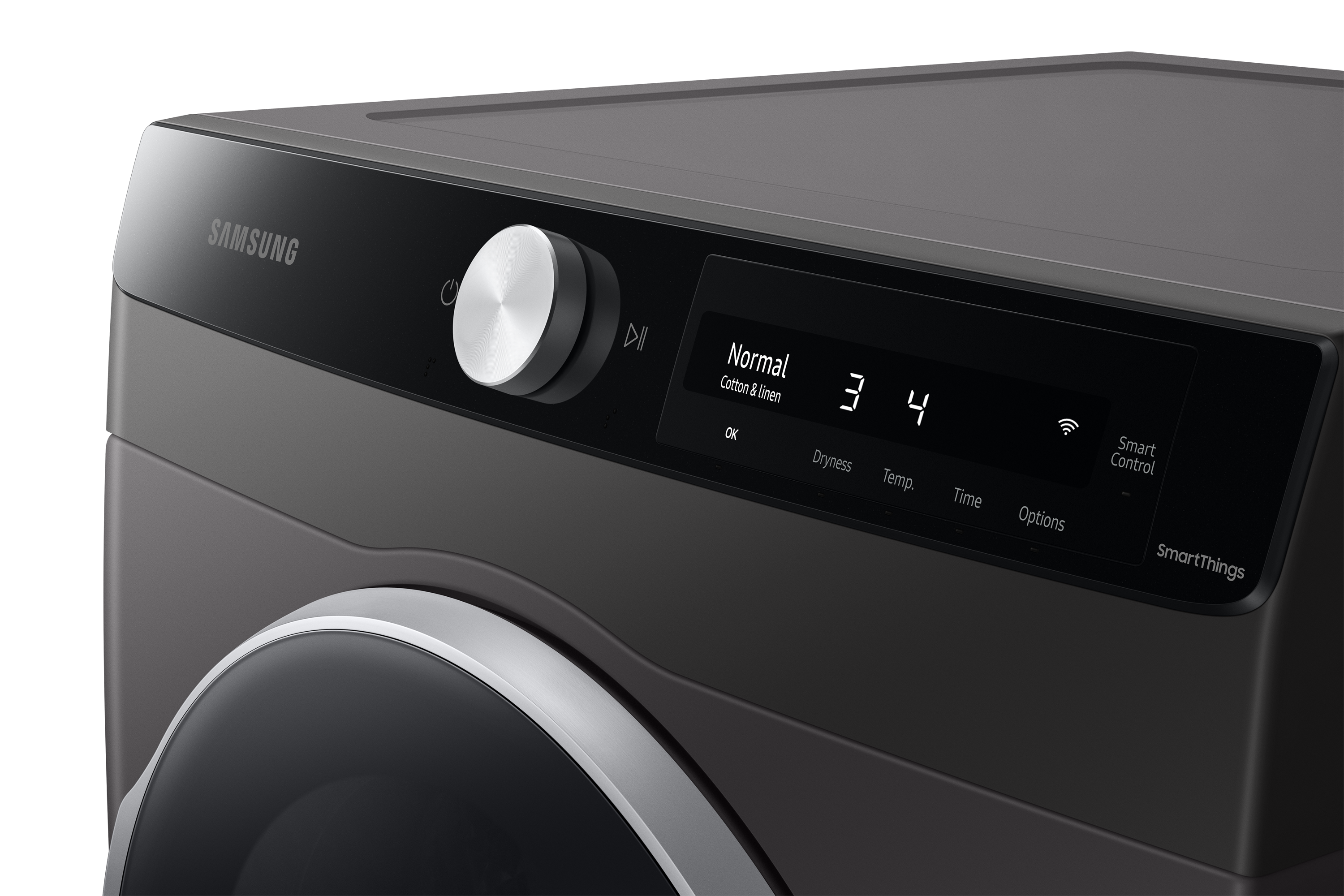 24" Samsung 4.0 Cu.Ft. Dryer with Smart Dial and Sensor Dry - DV25B6900EX/AC