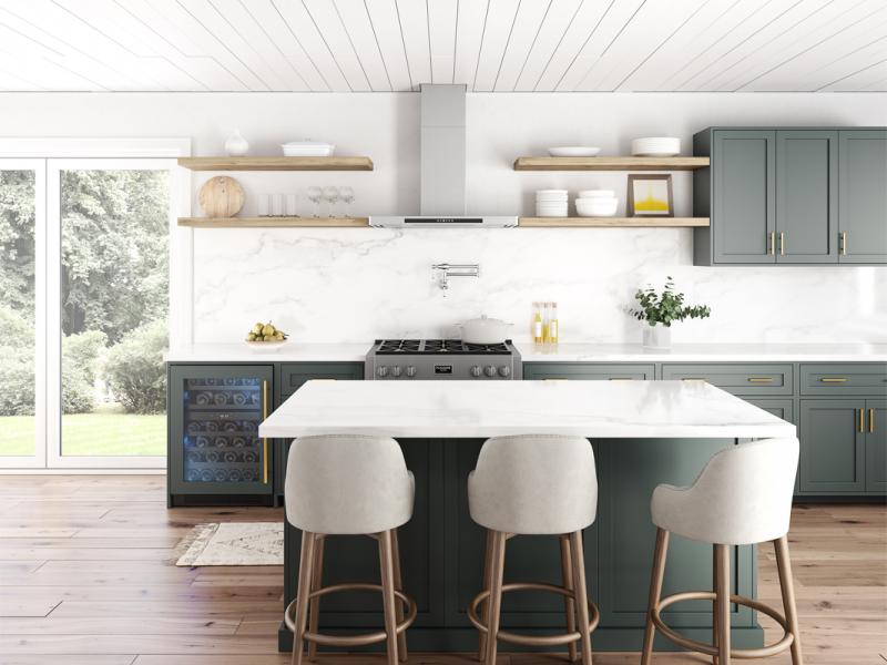 30" Zephyr Vista Wall Mount Range Hood - DVS-E30ASSX