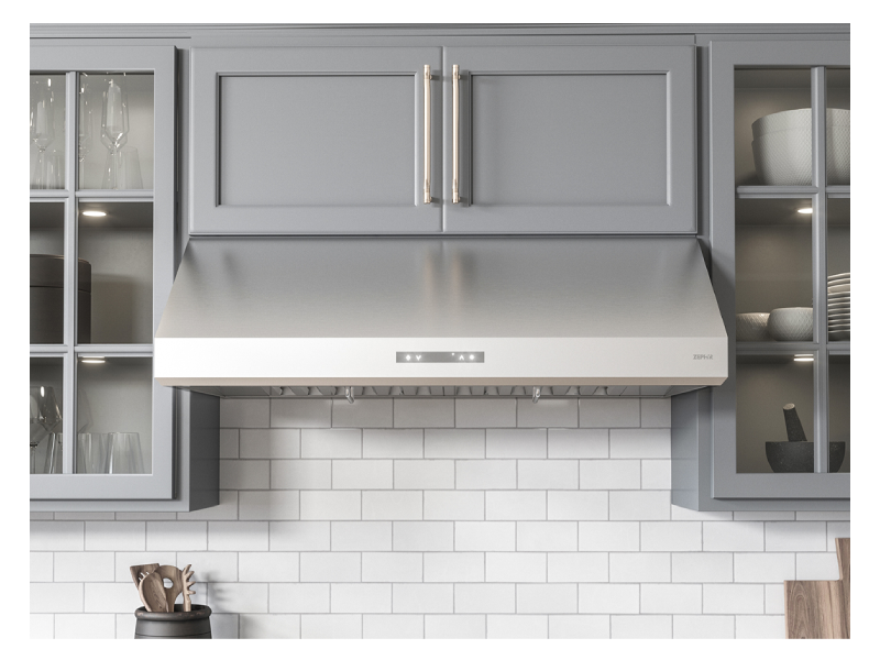 30" Zephyr Pro Collection Tidal I Under Cabinet Smart Range Hood in Stainless Steel - AK7300AS