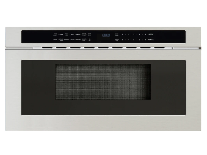 30" Zephyr 1.2 Cu. Ft. Built-In Microwave Drawer - MWD3001AS