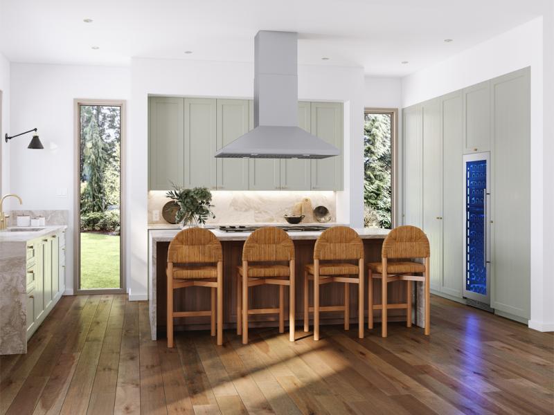 36" Zephyr Siena Pro 1200 CFM Island Hood - ZSL-E36DS