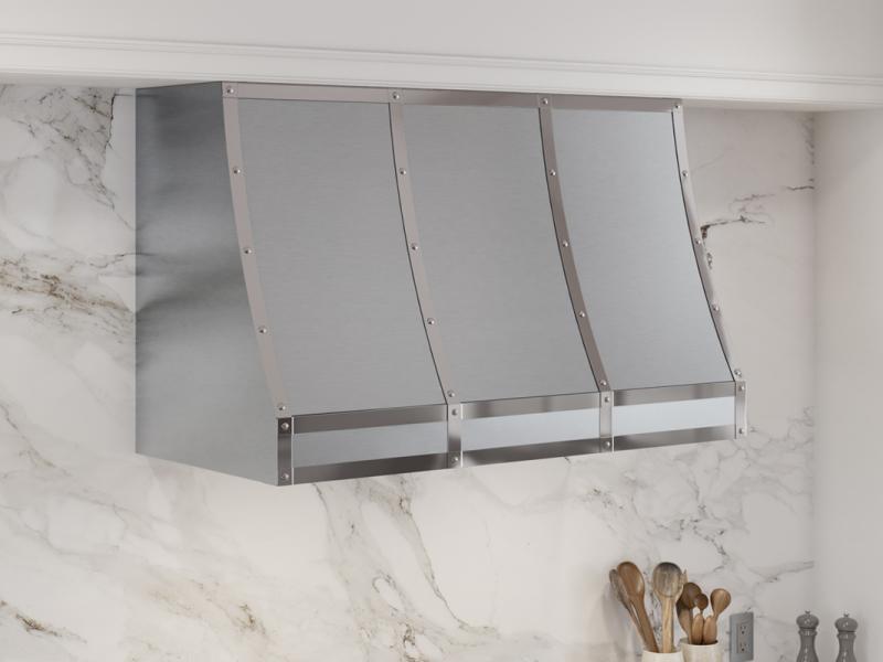 48" Zephyr Forte Wall Custom Hood in Stainless Steel - CHFT48ASX