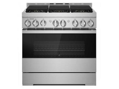 36" Jenn-Air 5.10 Cu. Ft. Noir Gas Professional-Style Range - JGRP436HM