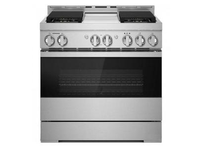 36" Jenn-Air 5.10 Cu. Ft. Professional-Style Gas Range With Chrome-Infused Griddle - JGRP536HM