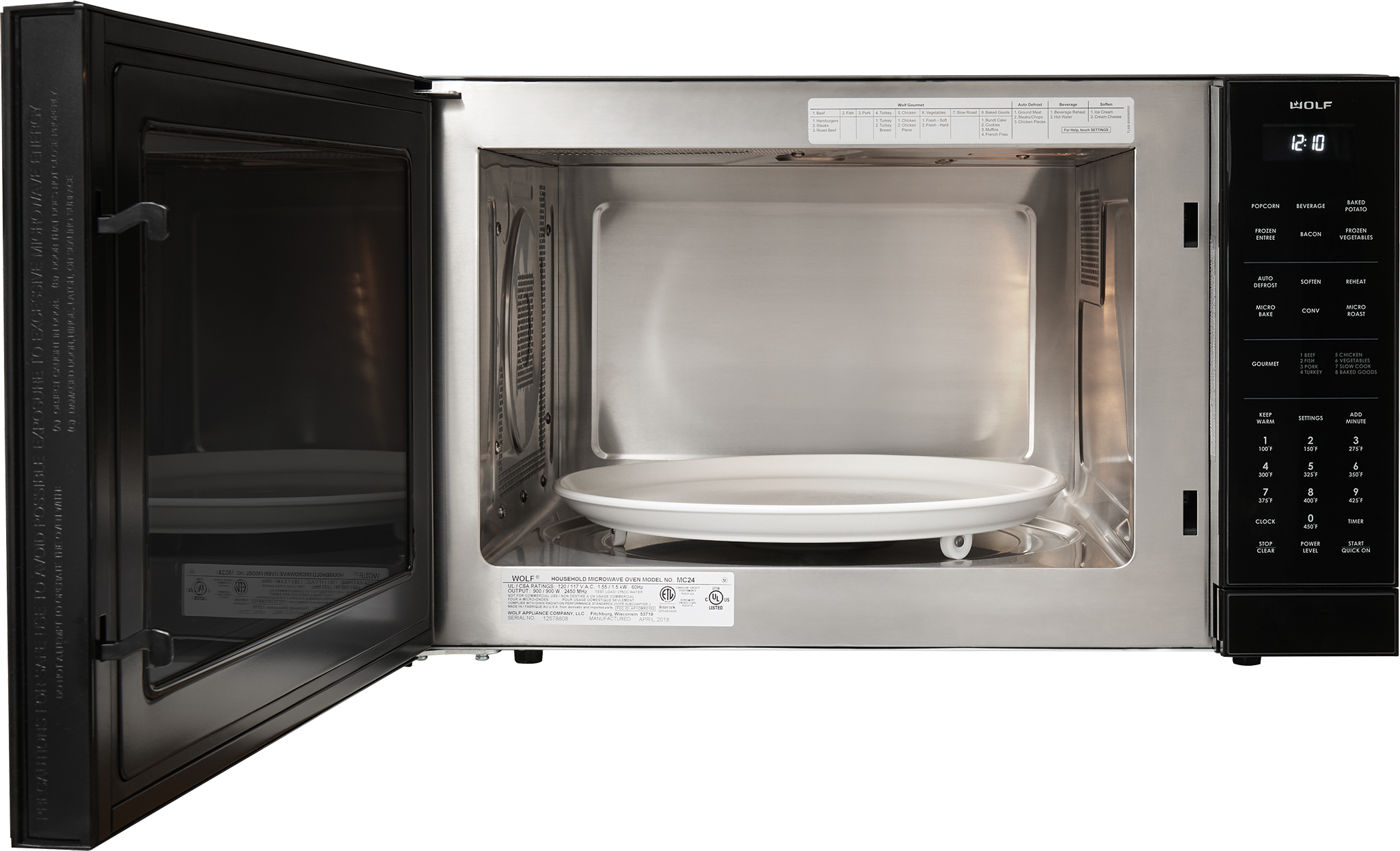24" Wolf Convection Microwave Oven - MC24