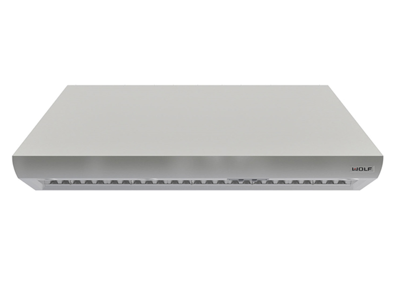 66" Wolf Pro Island Chimney Range Hood- PI663418