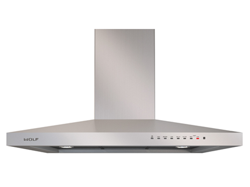 36" Wolf Cooktop Wall Mount Chimney Range Hood - VW36S