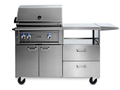 30" Lynx Professional Mobile Kitchen Grill With One Trident Infrared Burner And Rotisserie - L30TR-M