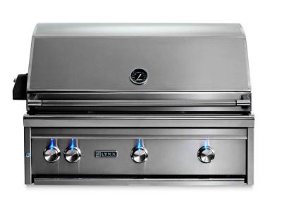 36" Lynx Professional Built In Grill With 1 Trident Infrared Burner And 2 Ceramic Burners And Rotisserie - L36TR