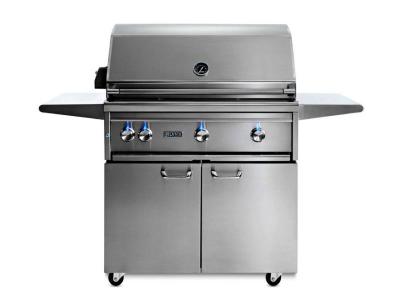 36" Lynx Professional Freestanding Grill With All Trident Burners And Rotisserie - LF36ATRF