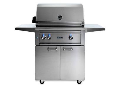 30" Lynx Professional Freestanding Grill With 1 Trident Infrared Burner And 1 Ceramic Burner - L30TRF