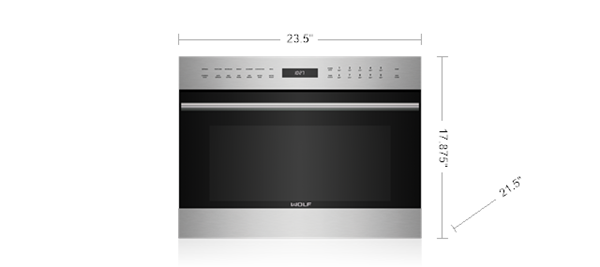 24" Wolf E Series Transitional Speed Oven - SPO24TE/S/TH