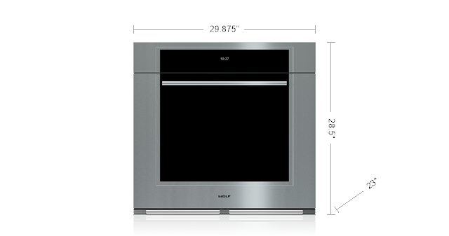 30" Wolf 5.1 Cu. Ft. M Series Transitional Built-In Single Wall Oven - SO3050TM/S/T