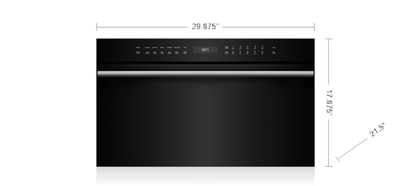 30" Wolf 1.6 Cu. Ft. M Series Contemporary Speed Oven - SPO30CM/B/TH