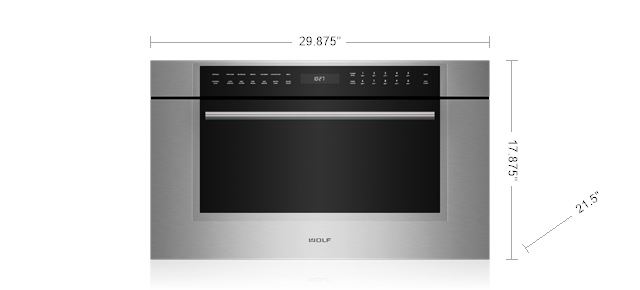 30" Wolf 1.6 Cu. Ft. M Series Transitional Speed Oven - SPO30TM/S/TH