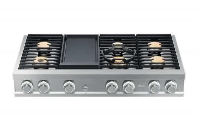 48" Dacor Contemporary Series Liquid Propane Rangetop With Griddle - DTT48M976PS