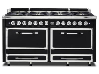 66" Viking Tuscany Series Freestanding Dual-Fuel Range With Eight Burners - TVDR6608BGB