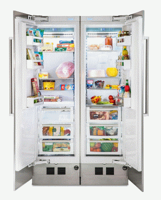 24" Viking Virtuoso Series Counter Depth Refrigerator Column with 12.9 cu. ft. Capacity - MVRI7240WLSS