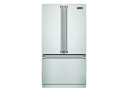 36" Viking Freestanding Counter Depth French Door Refrigerator with 22.1 cu. ft. Capacity - RVRF3361SS