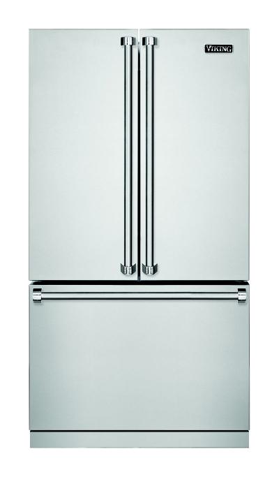 36" Viking Freestanding Counter Depth French Door Refrigerator with 22.1 cu. ft. Capacity - RVRF3361SS