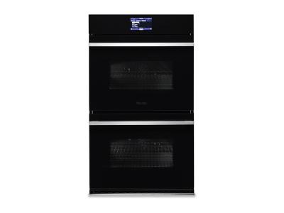 30" Viking Electric Double Wall Oven With Thermal-Convection - MVDOE630BG