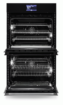 30" Viking Electric Double Wall Oven With Thermal-Convection - MVDOE630BG