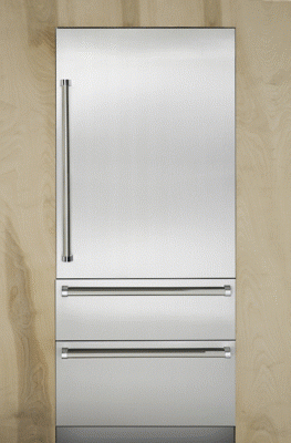 36" Viking  Fully Integrated Bottom-Freezer Refrigerator - VBI7360WLSS