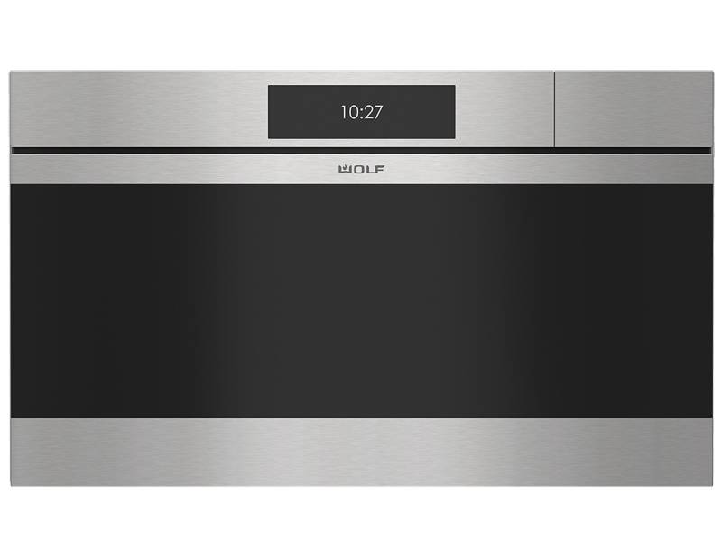 30" Wolf M Series Contemporary Stainless Steel Handleless Convection Steam Oven - CSO3050CM/S