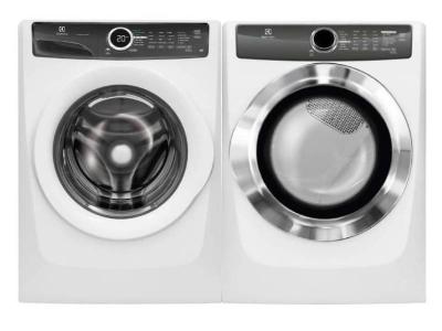 27" Electrolux Front Load Perfect Steam Washer And Electric Dryer - EFLS517SIW-EFME517SIW