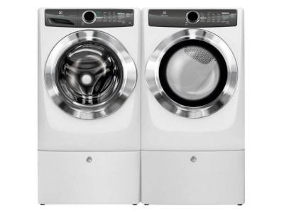 27" Electrolux Front Load Perfect Steam Washer And Electric Dryer - EFLS517SIW-EFME517SIW-EPWD157SIW-EPWD157SIW