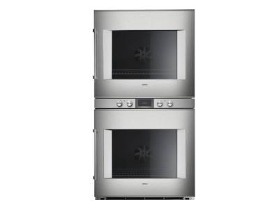 30" Gaggenau Double Oven 400 Series Stainless Steel-Backed Full Glass Door - BX480612