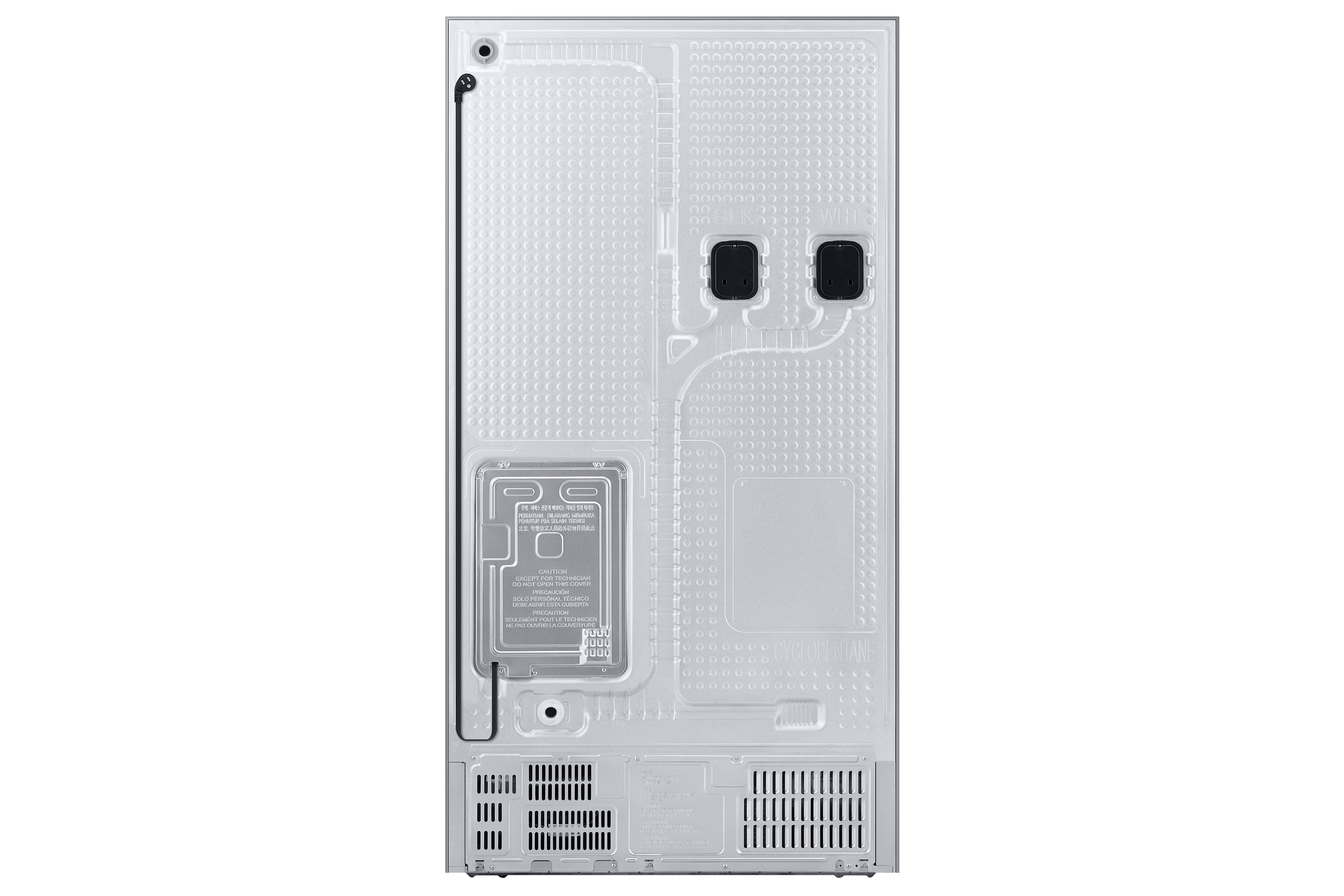 36" Samsung 22.6 Cu. Ft. Bespoke Smart Counter Depth Side-by-Side Refrigerator with Beverage Center - RS23CB760012AA