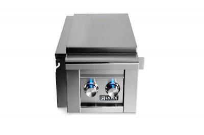Lynx Professional Cart Mounted Double Side Burner - LCB2-3-LP