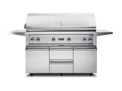 54" Viking  Freestanding Gas Grill (Natural Gas) - VQGFS5540NSS