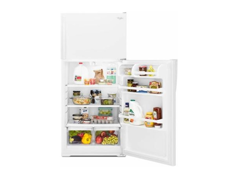28" Whirlpool 14 Cu. Ft. Top-Freezer Refrigerator With Freezer Temperature Control - WRT134TFDM