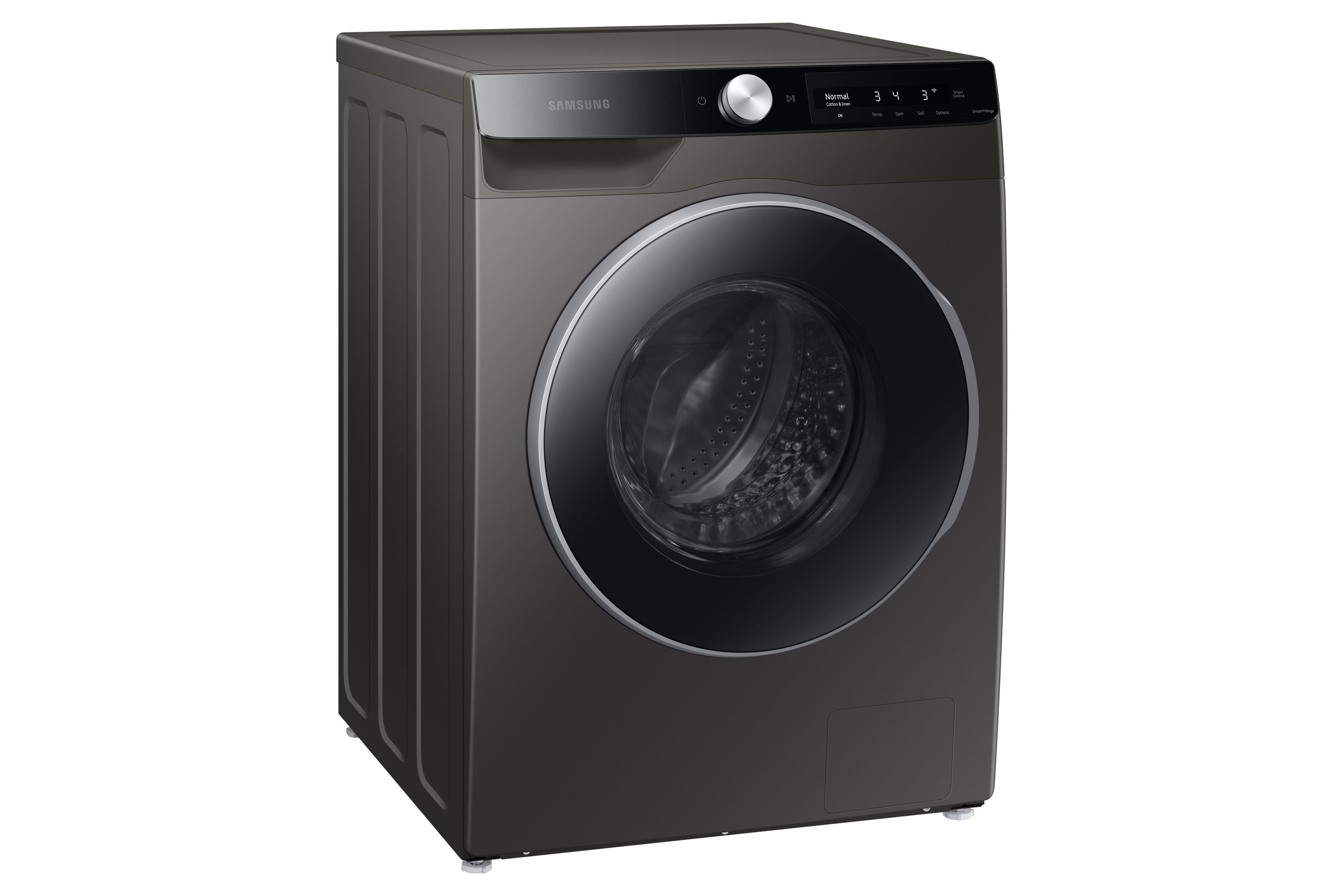 24" Samsung 2.5 Cu.Ft. Front Load Washer with AI Powered Smart Dial - WW25B6900AX/AC