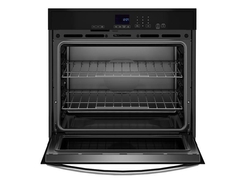 30" Whirlpool 5.0 Cu. Ft. Single Self-Cleaning Wall Oven in Stainless Steel - WOES3030LS