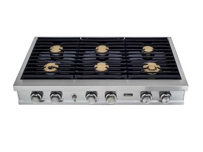 48" Dacor Modernist Series Smart Natural Gas Rangetop with 6 Sealed Burners - DTT48M876LS