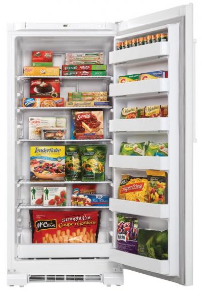 30" Danby 16.7 Cu. Ft. Upright Freezer in White - DUF167A4WDD