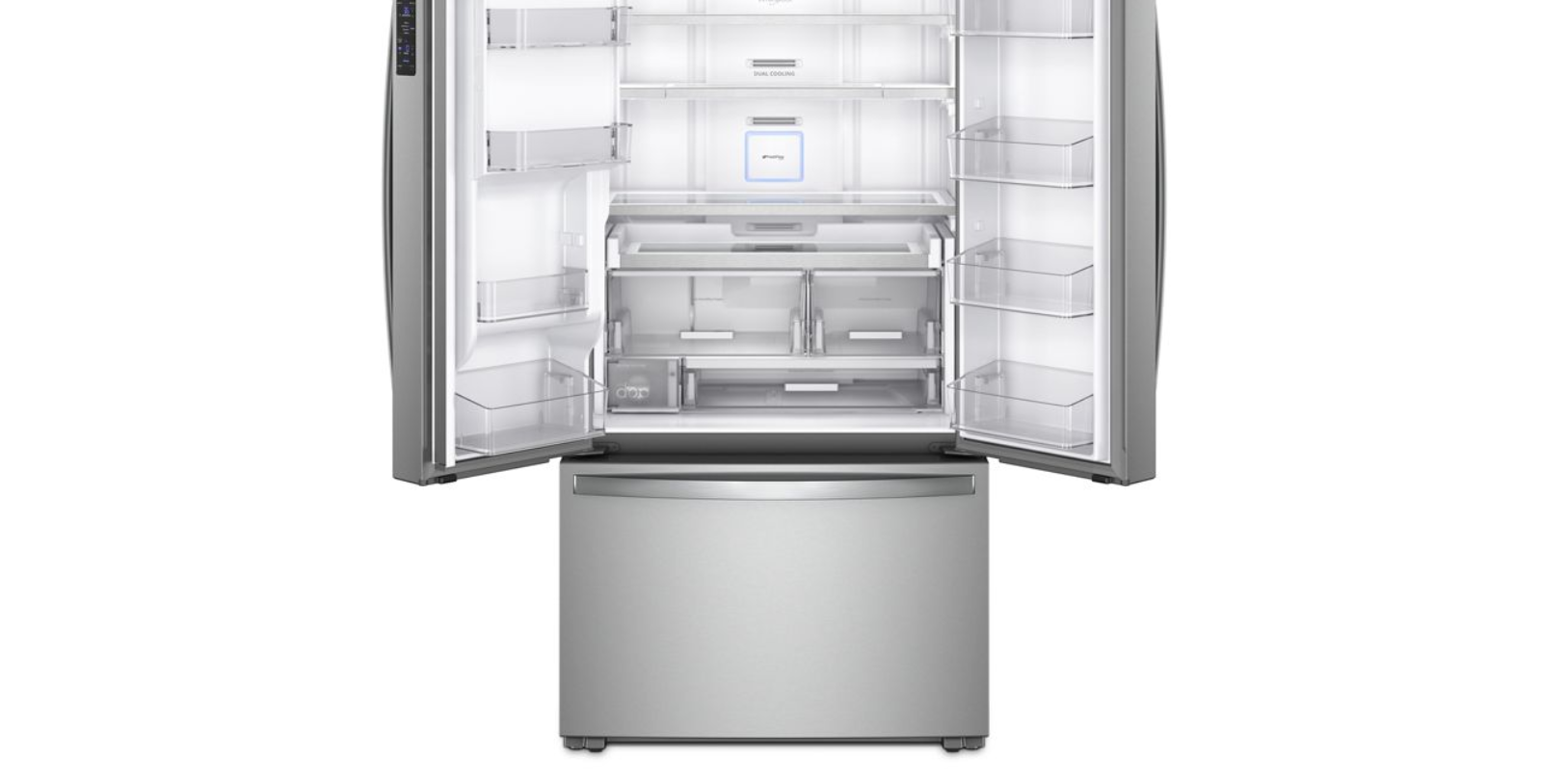 36" Whirlpool  Wide Counter Depth French Door Refrigerator - 24 cu. ft. - WRF954CIHZ
