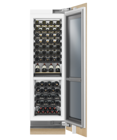 24" Fisher & Paykel	 Series 9 Integrated Column Wine Cabinet With Right Hinge In Panel Ready - RS2484VR2K1