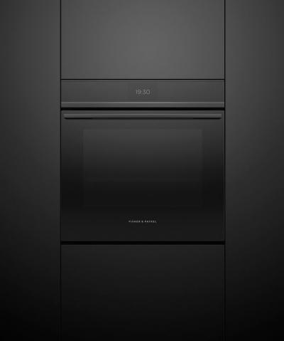 24" Fisher & paykel Series 9 Minimal Built-In Wall Oven In Black - OB24SDPTB1