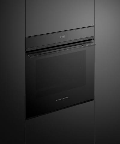 24" Fisher & paykel Series 9 Minimal Built-In Wall Oven In Black - OB24SDPTB1